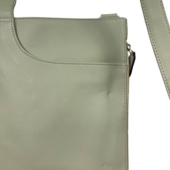 Radley London Light Green Crossbody Leather Bag Purse Shoulder Messenger - Picture 2 of 16